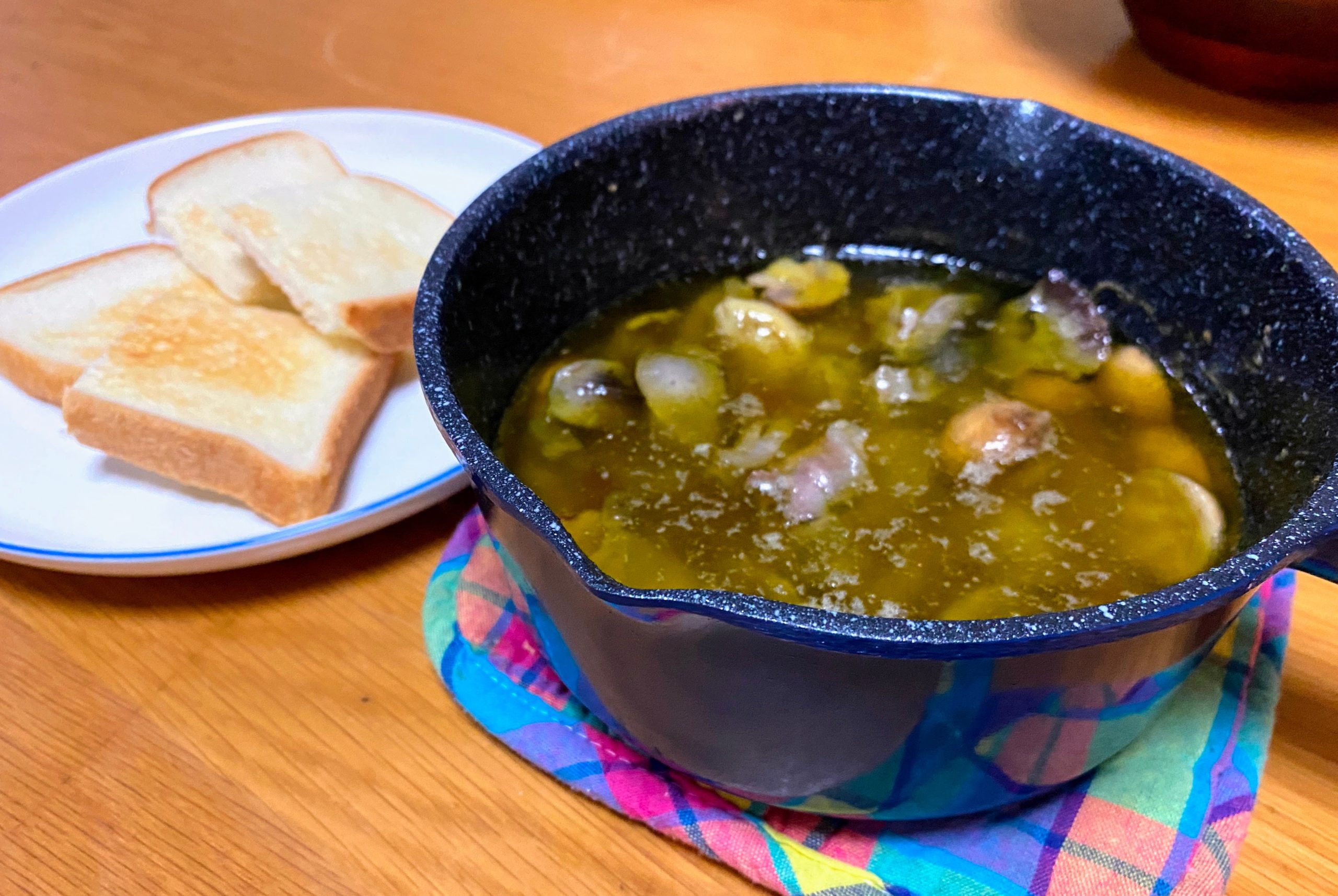 砂肝のアヒージョ